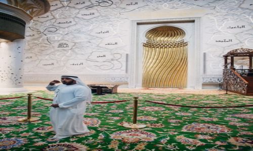 Zdjcie ZJEDNOCZONE EMIRATY ARABSKIE / Abu Dhabi / - / Sheik Zayed Grand Mosque