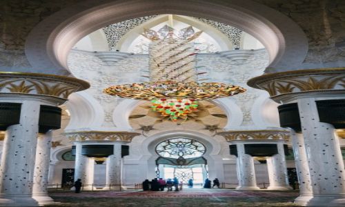 Zdjcie ZJEDNOCZONE EMIRATY ARABSKIE / Abu Dhabi / - / Sheik Zayed Grand Mosque