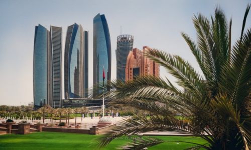 Zdjcie ZJEDNOCZONE EMIRATY ARABSKIE / Abu Dhabi / - / Etihad Towers