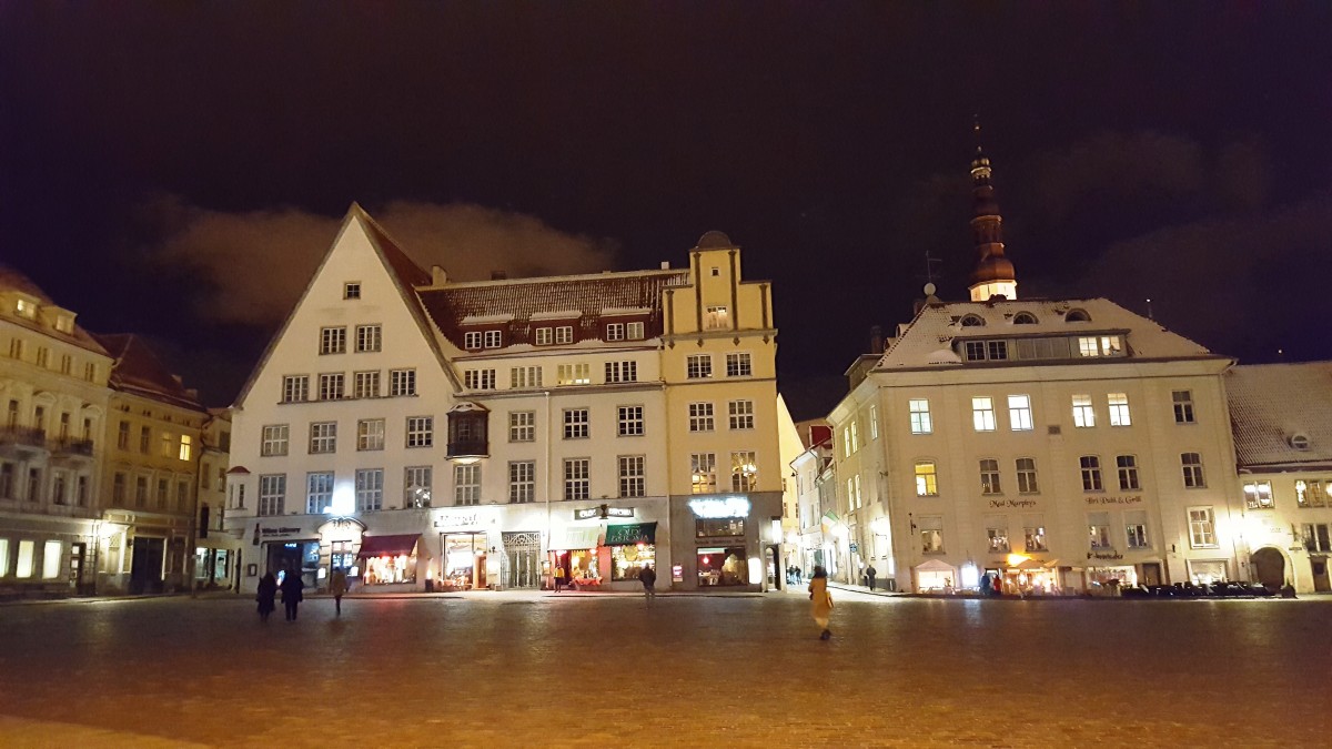 Zdjęcia: Tallinn, Harjumaa, Starówka nocą, ESTONIA Zdjęcia: Tallinn, Harjumaa, Starówka nocą, ESTONIA