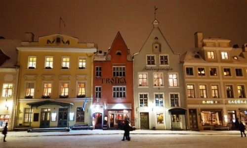 ESTONIA / Harjumaa / Tallinn / Kamieniczki Tallinna