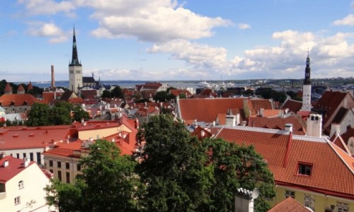 Zdjęcie ESTONIA / Harjumaa / Tallinn / Widok ze wzgórza Toompea