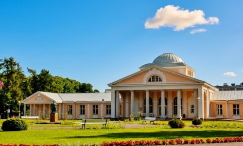 Zdjecie ESTONIA / Parnawa / Parnawa / Łazienki Błotne z 1927 roku/obecnie hotel/