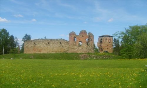 Zdjecie ESTONIA / Południowo-wchodnia Estonia / Vana-Vastsellina / Ruiny zamku w Vana- Vastsellina