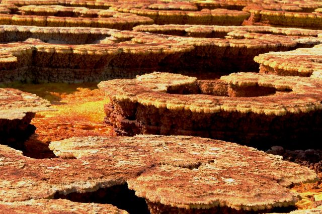 Zdjęcia: Dallol, Afar, Solno-siarkowo-potasowe wąwozy, ETIOPIA Zdjęcia: Dallol, Afar, Solno-siarkowo-potasowe wąwozy, ETIOPIA