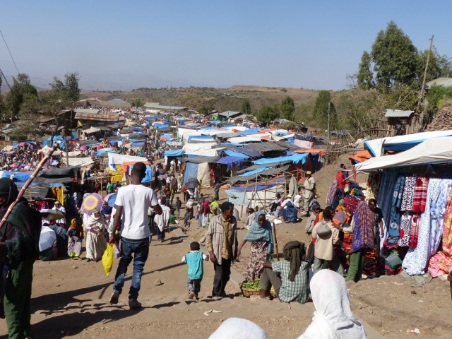 Zdj cia: Lalibela, Ponoc, Market w Lalibeli, ETIOPIA
