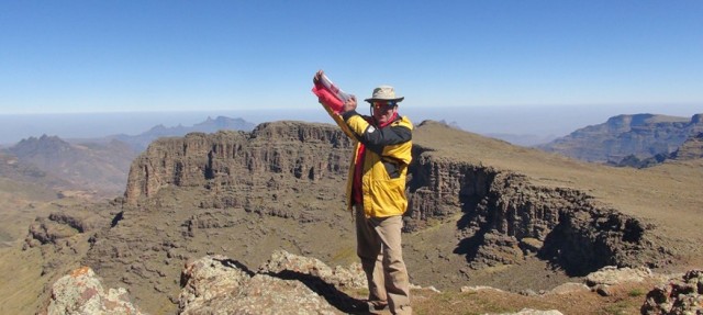 Zdj cia: Góry Simien, Etiopia PN, 69,Autor na szczycie Ras Daszan,4550 m n.p.m.. , ETIOPIA Zdj cia: Góry Simien, Etiopia PN, 69,Autor na szczycie Ras Daszan,4550 m n.p.m.. , ETIOPIA