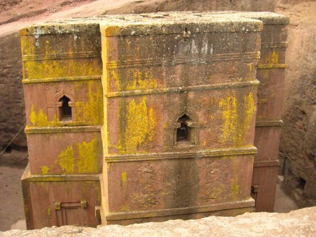 Zdjęcia: Lalibela, Kościół św.Jerzego w Lalibeli, ETIOPIA Zdjęcia: Lalibela, Kościół św.Jerzego w Lalibeli, ETIOPIA