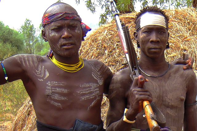 Zdjęcia: Wioska plemienia Mursi, pd. Etiopia, Park Narodowy Mago, Mursi, ETIOPIA Zdjęcia: Wioska plemienia Mursi, pd. Etiopia, Park Narodowy Mago, Mursi, ETIOPIA