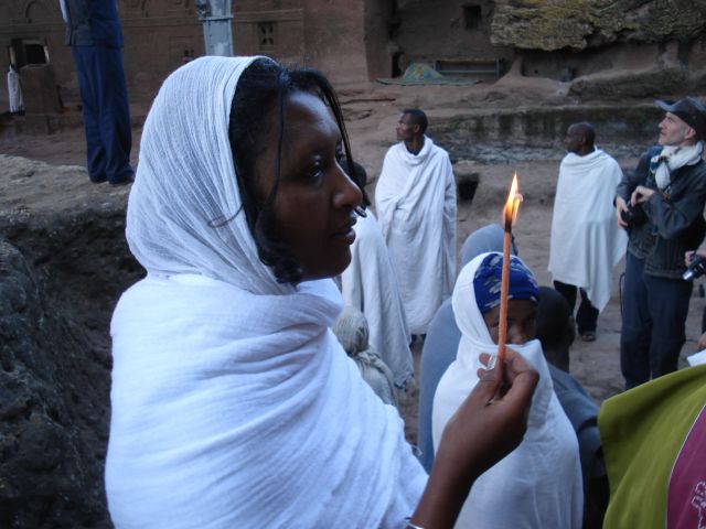 Zdjęcia: Lalibela, Amhara, Wierni, ETIOPIA Zdjęcia: Lalibela, Amhara, Wierni, ETIOPIA