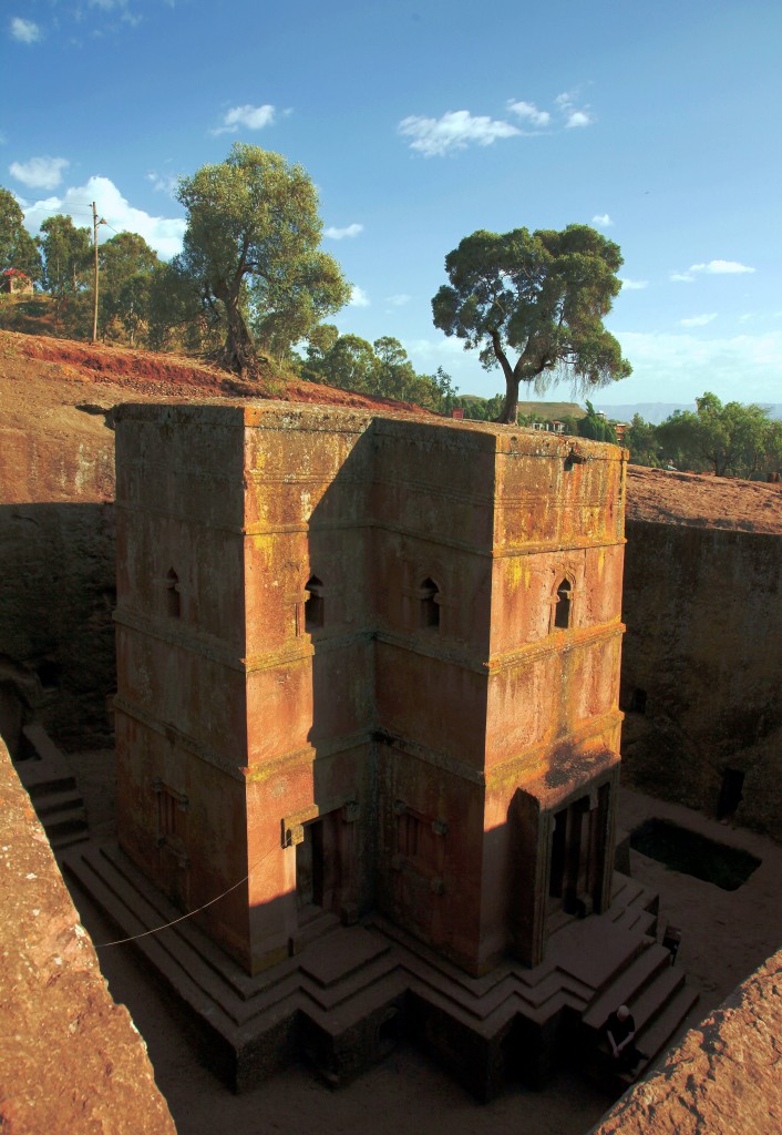 Zdjęcia: Lalibela, Amhara, Kościół Św. Jerzego (Bete Giorgis), ETIOPIA Zdjęcia: Lalibela, Amhara, Kościół Św. Jerzego (Bete Giorgis), ETIOPIA