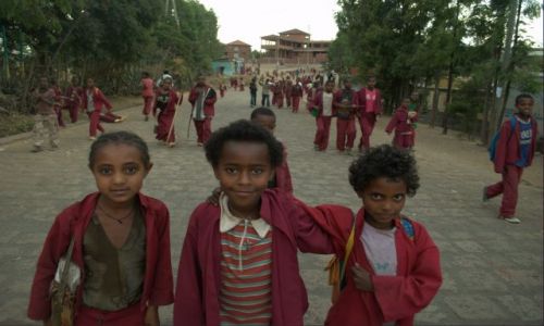 Zdjęcie ETIOPIA / Płn Etiopia  / Lalibella / Juz po lekcjach