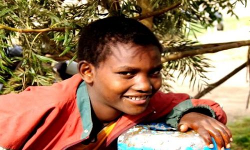 Zdjęcie ETIOPIA / Omo / Hawassa / Uśmiech chłopca