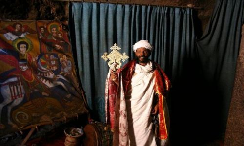 Zdjecie ETIOPIA / Ololice Bahir Dar / klasztor Ura Kidane Mehret / Klasztor Chrzecijaski z XIVw.
