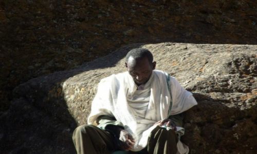 Zdjecie ETIOPIA / Lalibela / Lalibela / Medrzec
