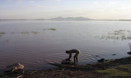 Zdjecie ETIOPIA / - / poudniowa Etiopia / nad jeziorem