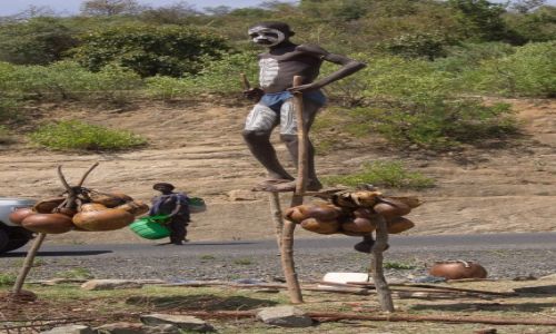 Zdjecie ETIOPIA / Dolina Omo / wioska Banna / Chopak z plemienia Banna