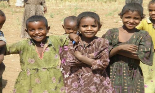 Zdjęcie ETIOPIA / Bahyr Dar / W okolicy / Na szkolnej przerwie