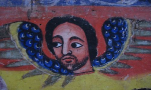 Zdjecie ETIOPIA / Jezioro TANA / klasztor na Jeziorze Tana / Ciekawostki: Anio z brod i wsami
