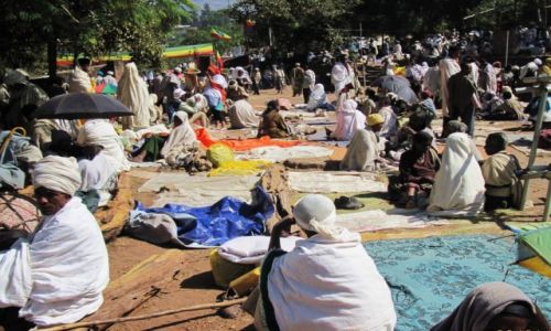 Zdjcie ETIOPIA / Pnocna Etiopia / W drodze do Lalbelli / Odpoczynek w rodze na Pasterk