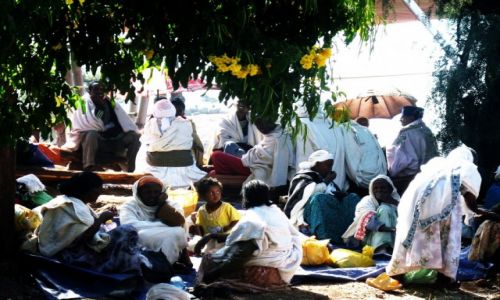 Zdjcie ETIOPIA / Pnocna Etiopia / W drodze do Lalbelli / Odpoczynek w rodze na Pasterk