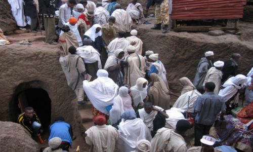 Zdjcie ETIOPIA / Pnocna Etiopia / W drodze do Lalbelli / U celu