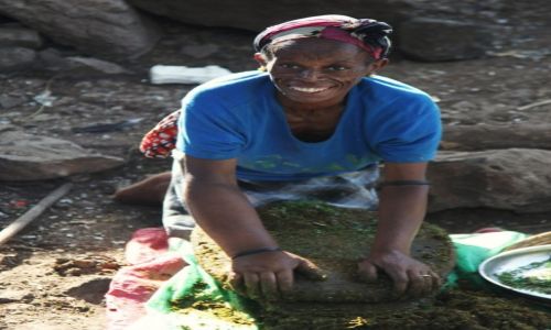 Zdjecie ETIOPIA / Dolina Omo / Gesuba / Na zapleczu restauracji