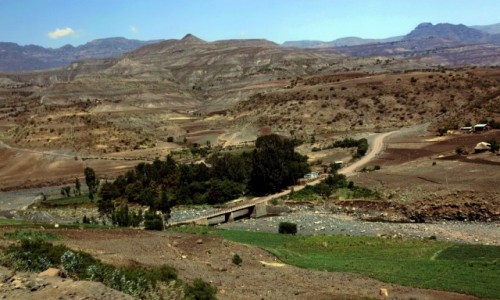 Zdjcie ETIOPIA / Amhara / Lalibela / Droga
