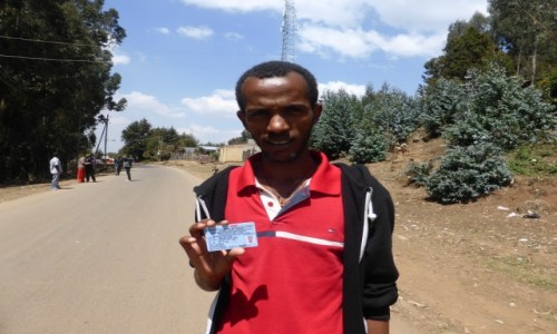 ETIOPIA / STOLICA / Addis Abbaba / GASHAW - PRZYJACIEL Z ADDIS