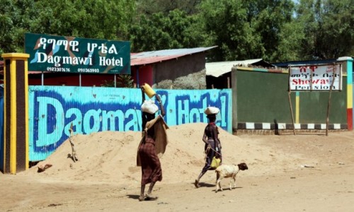 Zdjęcie ETIOPIA / Dolina Omo / Omorate / Do hotelu
