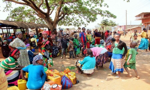 Zdjcie ETIOPIA / Dolina Omo / Gesuba  / Targowisko