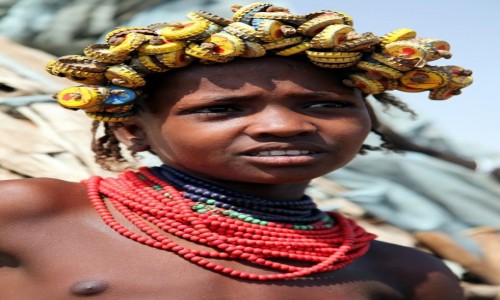 Zdjcie ETIOPIA /  Dolina Omo / Wioska Dasench  / Modnisia