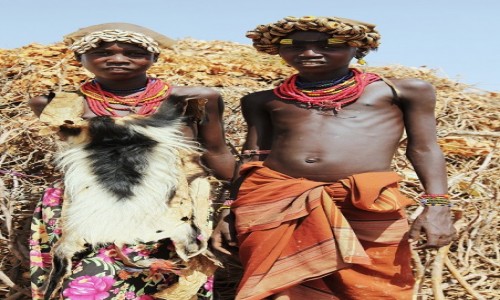 Zdjecie ETIOPIA /  Dolina Omo / Wioska Dasench  / Para