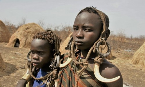 Zdjecie ETIOPIA / Poudnie / Okolice jeziora Turkana / Panny Mursi