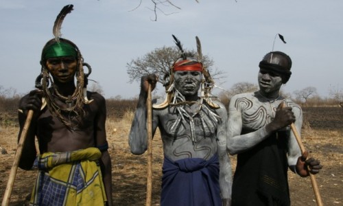 Zdjecie ETIOPIA / Poudnie / Okolice jeziora Turkana / Panowie Mursi