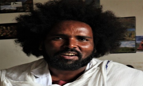 Zdjcie ETIOPIA / Addis Abeba / Itegue Taitu Hotel / 12 wrzenia Etiopski Nowy Rok - yczenia Balehageru
