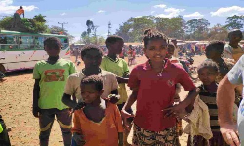 Zdjecie ETIOPIA / Konso / targowisko w Gesuba / Obejrzymy biaych