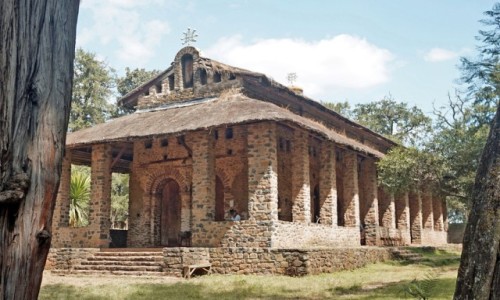 Zdjcie ETIOPIA / Etiopia PN / Gondar / 8,Monastyr w. Trjcy . 