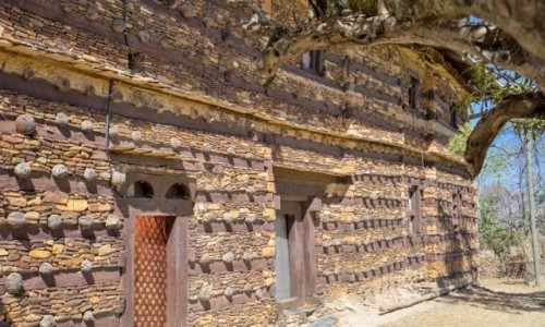 Zdjcie ETIOPIA / Etiopia PN / Tigraj,  / 46,Debre Damo najstarszy monastyr Etiopii