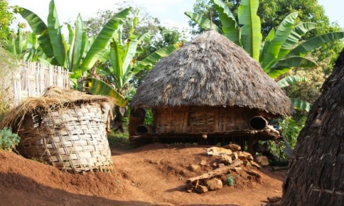 Zdjecie ETIOPIA / Dolina Omo / Konso / Domek