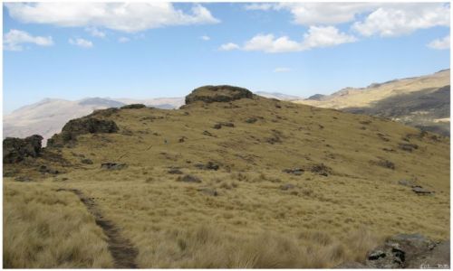 Zdjęcie ETIOPIA / Siemen Mts / Siemen Mts / Nasza trasa do Chennek Base Camp