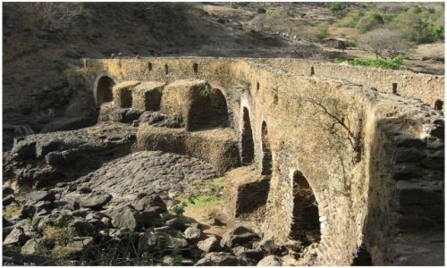 Zdj�cie ETIOPIA / Etiopia P�nocna / Tis Ysat / Tis Ysat - XVII wieczny most