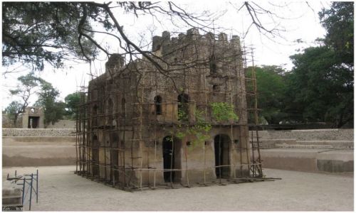 Zdjecie ETIOPIA / Etiopia Pnocna / Gondar/Gonder / anie Fasilidasa 