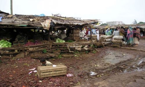 Zdjęcie ETIOPIA / brak / Bahar Dar / Targ w Bahar Dar - Etiopia
