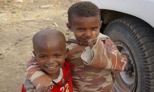 Zdjecie ETIOPIA / Pnocna - rodkowa Etiopia / Axum / Grunt to optymizm