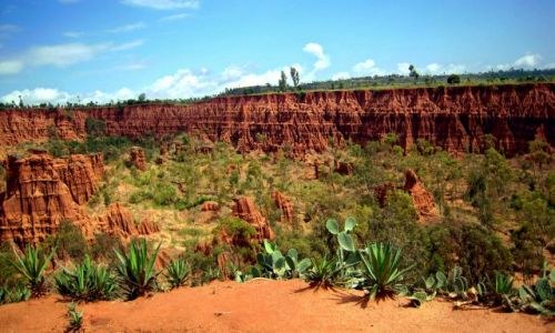 Zdjecie ETIOPIA / pd. Etiopia, Karat-Konso / W pobliu wioski ludu Konso / Kanion New York