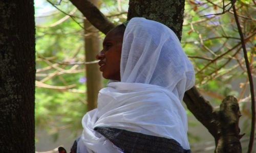 Zdjcie ETIOPIA / Gangor / Gangor / Modlitwa 
