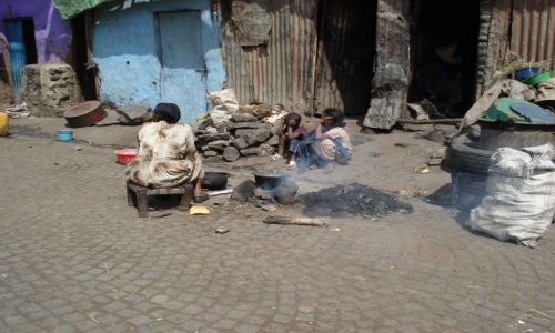 Zdjecie ETIOPIA / Amhara / Gonder / Sceny z ycia miasta