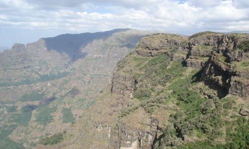 Zdjecie ETIOPIA / Amhara / droga Sankaber - Geech / Simien