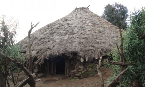 Zdjecie ETIOPIA / Amhara / trasa Imet Gogo - Sankaber / Simien / Wioska Geech